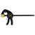 Stanley FMHT0-83235 FatMax One-Handed Clamp Large 300mm 135kg