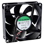 Sunon GE80252B3-000U-AE9 Axial Fan 24V DC 90.02m³/h 80x80x25mm