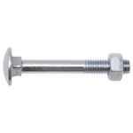 SWG 223 6 60 67 Round-Head Screw 6x60mm Steel Zinc-Plated 50pcs