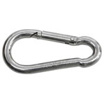 SWG 680 154 801 80 Fire Brigade Spring Hook Galvanized Steel 100x10mm
