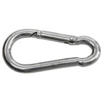 SWG 680 154 850 75 Fire Brigade Spring Hook Galvanised Steel 50x5 mm