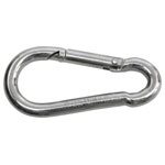 SWG 680 154 851 80 Fire Brigade Spring Hook Galvanised Steel 50x5 mm