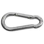 SWG 680 154 860 75 Fire Brigade Spring Hook Galvanised Steel 60x6mm