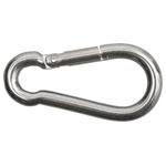 SWG 680 304 005 80 Fire Brigade Spring Hook Stainless Steel A4 50x5mm