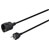 Sygonix SY-4872632 Cable Extension 16 A Black 3m H05VV-F 3G 1.5 mm²