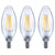 Sygonix SY-4945174 LED Candle 4W=40W E14 Warm White 3pcs