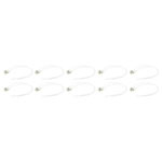 Sygonix SY-4995232 GU10 bulb holder set 10 pieces 230V AC 500W