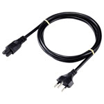 Sygonix SY-5042688 Laptop Mains Cable 1.80m black durable design