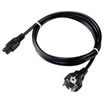Sygonix SY-5042732 Mains Cable Black 1.80m for laptops