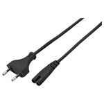 Sygonix SY-5043508 Mains Cable Black 5m durable 1 piece