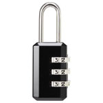 Sygonix SY-5044452 Padlock 22 mm Black Combination Universally usable