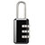 Sygonix SY-5044452 Padlock 22 mm Black Combination Universally usable