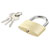 Sygonix SY-5045284 Padlock 39.8 mm keyed-different gold yellow key