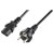Sygonix SY-5243880 Appliances  Cable 2.5m spiral black C13/C14 connectors