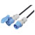 Sygonix SY-5244052 Cable Extension 16A 10m black weatherproof H07RN-F