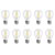 Sygonix SY-5275992 LED bulb 7.3W E27 warm white pear shape 10 pack