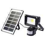 Sygonix SY-5461108 Solar spotlight+motion detector 10W Neutral white