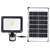 Sygonix SY-5461110 Solar spotlight 30 W PIR sensor black eco-friendly