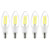 Sygonix SY-5781472 LED Bulb E14 2.2W Warm White 5 pcs Filament