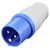 Sygonix SY-5806886 CEE CARA plug 16A 3-pin 250V AC 1pc