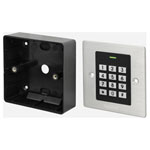 Sygonix SY-6097866 RFID keypad Flush Mount 12-18V DC IP66 weatherproof.