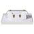 Sygonix SY-6179430 LED recessed Wall Light white indoor stair Lighting