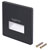 Sygonix SY-6179432 LED recessed Wall Light 1.2W black indoor use