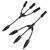 Sygonix SY-6407992 Solar y-Cable 3-to-1 1500V black 36cm set of 2