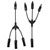 Sygonix SY-6407992 Solar y-Cable 3-to-1 1500V black 36cm set of 2