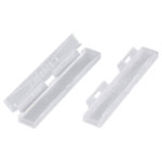 TE Connectivity 0-1768021-2 Cable Tie Badge Fitting 64x6.2mm Transparent