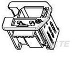TE Connectivity 1-1355639-1 Infotainment Fibre Optic Connector Cap