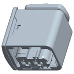 TE Connectivity 1-1418483-1 HDSCS Socket Housing 2 Pins