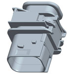 TE Connectivity 1-1564512-1 HDSCS Socket Housing PCB 8 Pins 1 pc