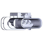 TE Connectivity 1-1564559-1 MCON Socket Housing 4-Pin PCB