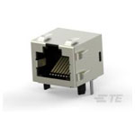 TE Connectivity 1-406541-6 Modular Jack Inverted 1x1 6Pnl Gold Plating