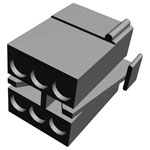 TE Connectivity 1-480270-0 MATE-N-LOK Pin Housing 6 Pins 5.08mm Spacing