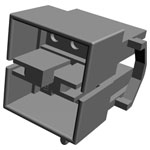 TE Connectivity 1-480340-0 MATE-N-LOK Pin Housing 6 Pins 5.08mm Spacing