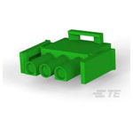 TE Connectivity 1-480700-5 Universal MATE-N-LOK Plug Housing Green