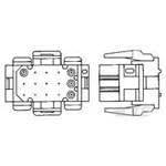 TE Connectivity 1-640520-0 MR Connector 06P Plug Housing V0 Red