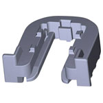 TE Connectivity 1703838-2 HDSCS Fastening Slide For 2.5mm Panel Thick