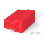 TE Connectivity 180907-1 Fastin-Faston Box FF 250 Rec Housing 2P Nylon Red