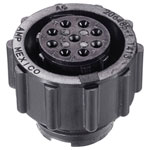 TE Connectivity 206485-1 CPC Bullet Connector Plug 9 Pins Straight