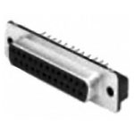 TE Connectivity 2-5747708-0 AMPLIMITE HD-20 D-SUB Receptacle 25 Pins 180°