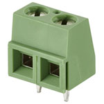 TE Connectivity 282837-2 Screw Terminal 2 Pins 1.40 Mm² Green
