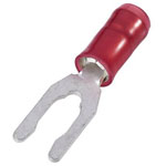 TE Connectivity 34080 U Terminal Red Partially Insulated Hole Ø3.51mm