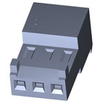TE Connectivity 3-643815-4 MTA-100 4-Pin Standard SIL Socket