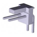 TE Connectivity 640455-2 MTA-100 Pin Strip 2-Pin Configuration