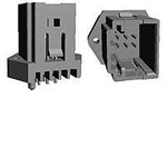 TE Connectivity 953363-1 MQS Header Box 6pos .63 180deg