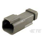 TE Connectivity DT04-2P-E003 DT Connector 2-Pin Grey Cap