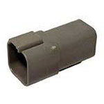 TE Connectivity DT04-6P DT Bullet Connector Plug Straight 6-Pin Housing